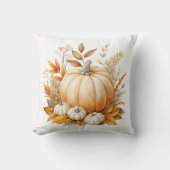 水色かぼちゃは、幸せな秋オール、秋のボホ クッション (正面)