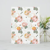 水色かぼちゃ秋柄スクラップブック紙 (スタンド正面)