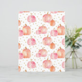 水色かぼちゃ秋柄スクラップブック紙 (スタンド正面)