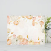 水色かぼちゃ秋柄スクラップブック紙 (スタンド正面)