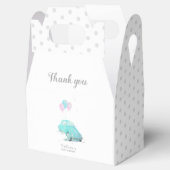 水色かわいい車の赤ちゃんシャワー少年の好意ボックス🎈 フェイバーボックス (オープン)