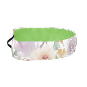 水色かわいらしフローラモダン模様 アスレチックヘッドバンド (左)