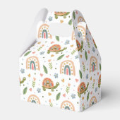 水色かわいらし亀とレインボーパターン フェイバーボックス (裏面サイド)