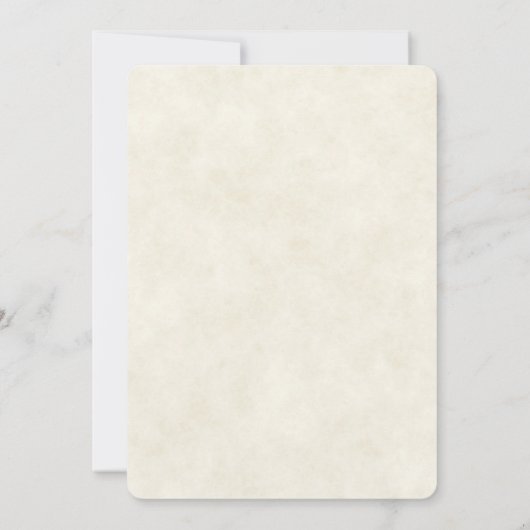 水色かわいらし鹿の敷設誕生日 招待状 (裏面)