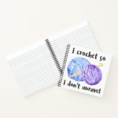 水色がほぐれないように編む ノートブック (内部)