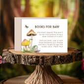 水色きのこ本ベビーカード | ウッドランド エンクロージャーカード