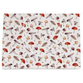 水色きのこ模様抱き枕 ラージペーパーバッグ (正面)