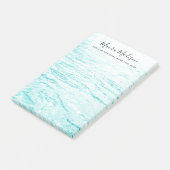 水色きらめく青の波 ポストイット (アングル)