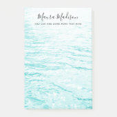 水色きらめく青の波 ポストイット (正面)