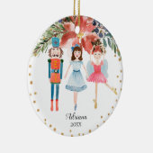 水色くるみ割りオーナメント セラミックオーナメント (右)