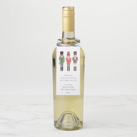 水色くるみ割りクライアント感謝ギフトボット ボトルネックタグ (ボトル)