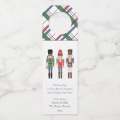 水色くるみ割りクライアント感謝ギフトボット ボトルネックタグ (正面)