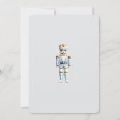 水色くるみ割りクリスマスクリスマスパーティー 招待状 (裏面)