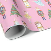 水色くるみ割りバレエ ラッピングペーパー (ロールコーナー)