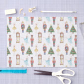 水色くるみ割りバレエ 薄葉紙 (クラフト)