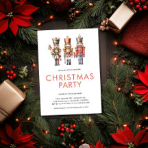 水色くるみ割りミニマルクリスマスパーティー