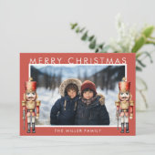 水色くるみ割りモダンクリスミニマルマス シーズンカード (スタンド正面)