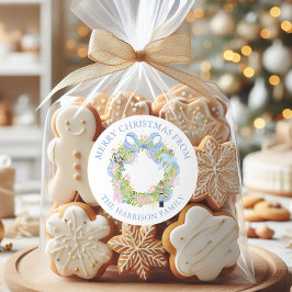 水色くるみ割りリースギフト ラウンドシール