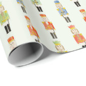 水色くるみ割り包装紙 ラッピングペーパー (ロールコーナー)