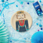 水色くるみ割り紙プレート ペーパープレート (パーティー)