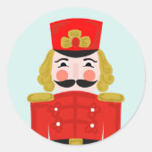 水色くるみ割り ラウンドシール (正面)