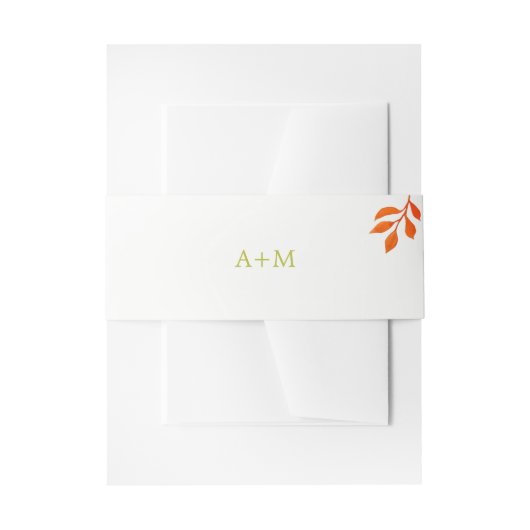 水色さび離れと果実の秋の結婚式 招待状ベリーバンド (正面例)