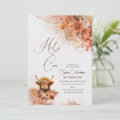 水色さび高地の牛が1つのチューリング 招待状 (スタンド正面)