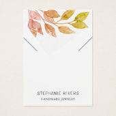 水色さびQRコードネックレス表示カード (正面)