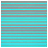 水色とグレーの線のパターン ファブリック (見本)