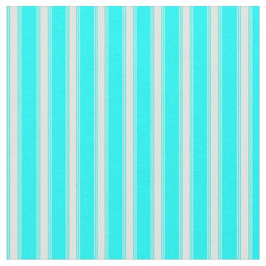 水色と淡い黄色の色のストライプ ファブリック (クローズアップ)