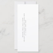 水色のおもしろいくるみ割りバレエのフラットカード (裏面)