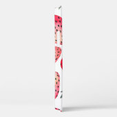 水色のイチゴのパターン。 Case-Mate iPhoneケース (裏面 / 右)