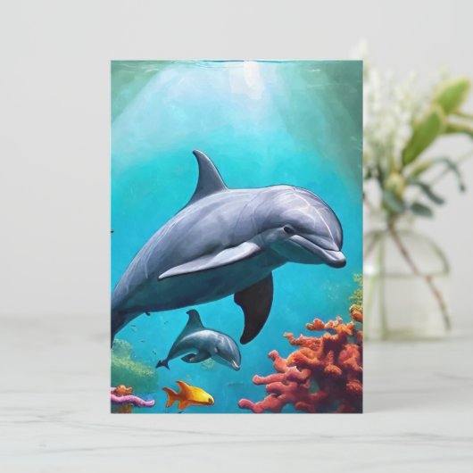 水色のイルカ シーズンカード (スタンド正面)