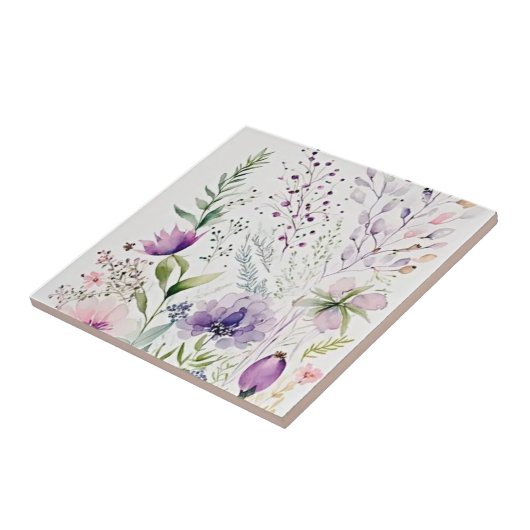 水色のオオオカミ タイル (側面)