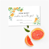 水色のオレンジは瓶の中にいくつキャンディが入っている エンクロージャーカード