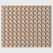 水色のオートバイ、バイクもしくは自転車に乗る人、レース、オートバイ ラッピングペーパー (フラット)