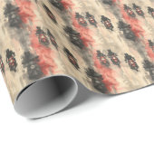 水色のオートバイ、バイクもしくは自転車に乗る人、レース、オートバイ ラッピングペーパー (ロールコーナー)