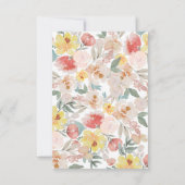 水色のカボチャの赤ちゃん感謝していシャワーあなた サンキューカード (裏面)