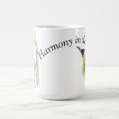 水色のキツツキ コーヒーマグカップ (中央)