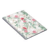 水色のクローバー花。 ノートブック (右側)