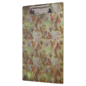 水色のグランジハートパターンクリップボード クリップボード (左)