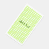 水色のグリーンプライドパーソナライズされたギンハムの追加テックス (コーナー)