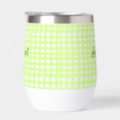 水色のグリーンプライドパーソナライズされたギンハムの追加テックス (右面)