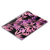 水色のシームレスなパター葉ン。ブライト・スゥ ノートブック (左側)