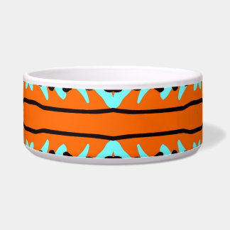 水色のストライプカラフル、明るいパターン。 ボウル