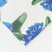 水色のトウモロコシ フリースブランケット (角)