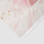 水色のピンク色の豚のデコパージュ 薄葉紙 (詳細)