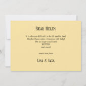 水色のフルーツバスケットがすぐによくなる カード (裏面)