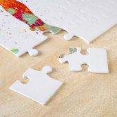 水色のランナー ジグソーパズル (側面)