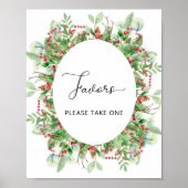 水色の冬の常緑ポスターを歌う ポスター (正面)